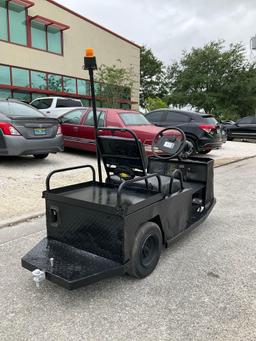 EZGO TEXTRON XI-835S, ELECTRIC, APPROX 24V, NEW BATTERY, APPROX RATED CAPACITY 550LBS, BILL OF SALE