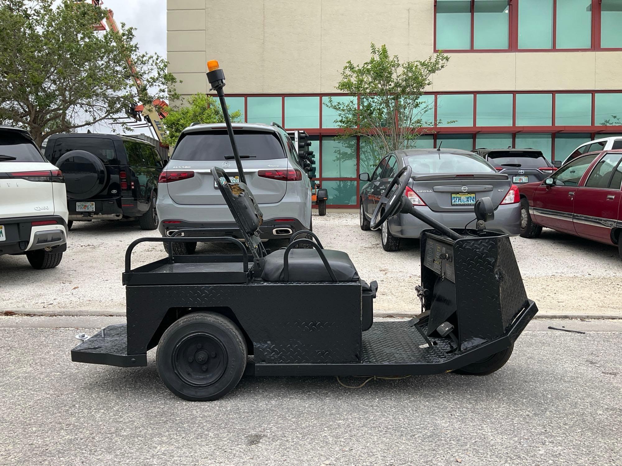 EZGO TEXTRON XI-835S, ELECTRIC, APPROX 24V, NEW BATTERY, APPROX RATED CAPACITY 550LBS, BILL OF SALE