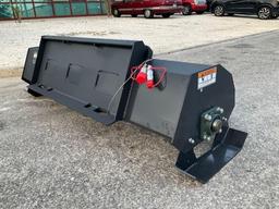 UNUSED 2025 WOLVERINE TILLER ATTACHMENT MODEL TL-12-72W FOR UNIVERSAL SKID STEER, APPROX 72in W (...