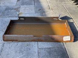 UNUSED 2025 MOUNTING PLATE FOR MINI SKID STEER, APPROX 24in W