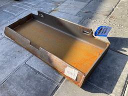 UNUSED 2025 MOUNTING PLATE FOR MINI SKID STEER, APPROX 24in W