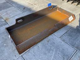 UNUSED 2025 MOUNTING PLATE FOR MINI SKID STEER, APPROX 24in W