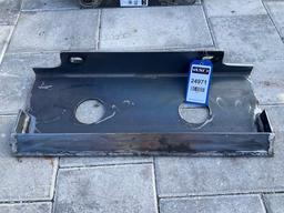UNUSED 2025 MOUNTING PLATE FOR DINGO SKID STEER, APPROX 24in W
