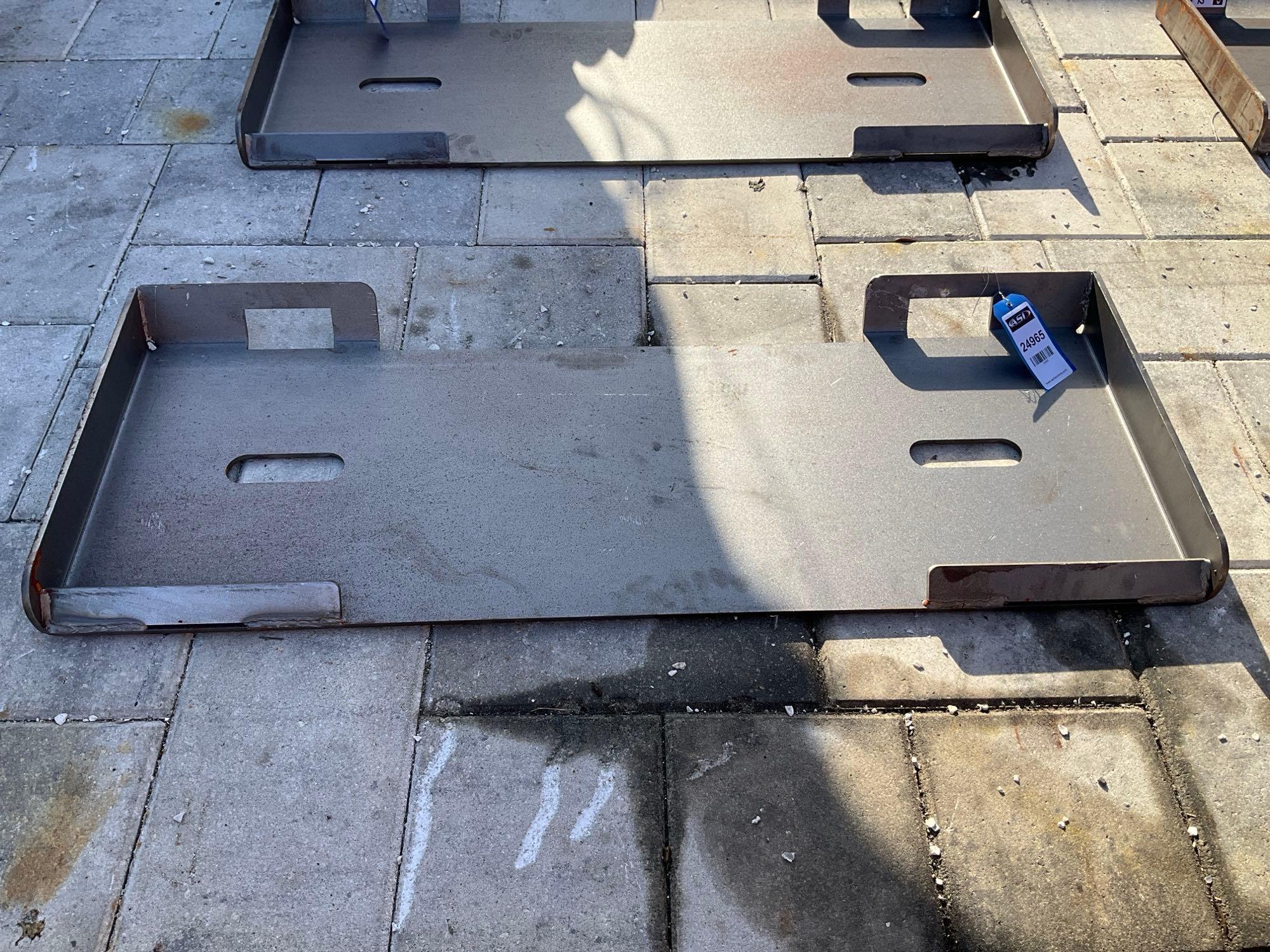 UNUSED 2025 MOUNTING PLATE FOR SKID STEER, APPROX 45in W