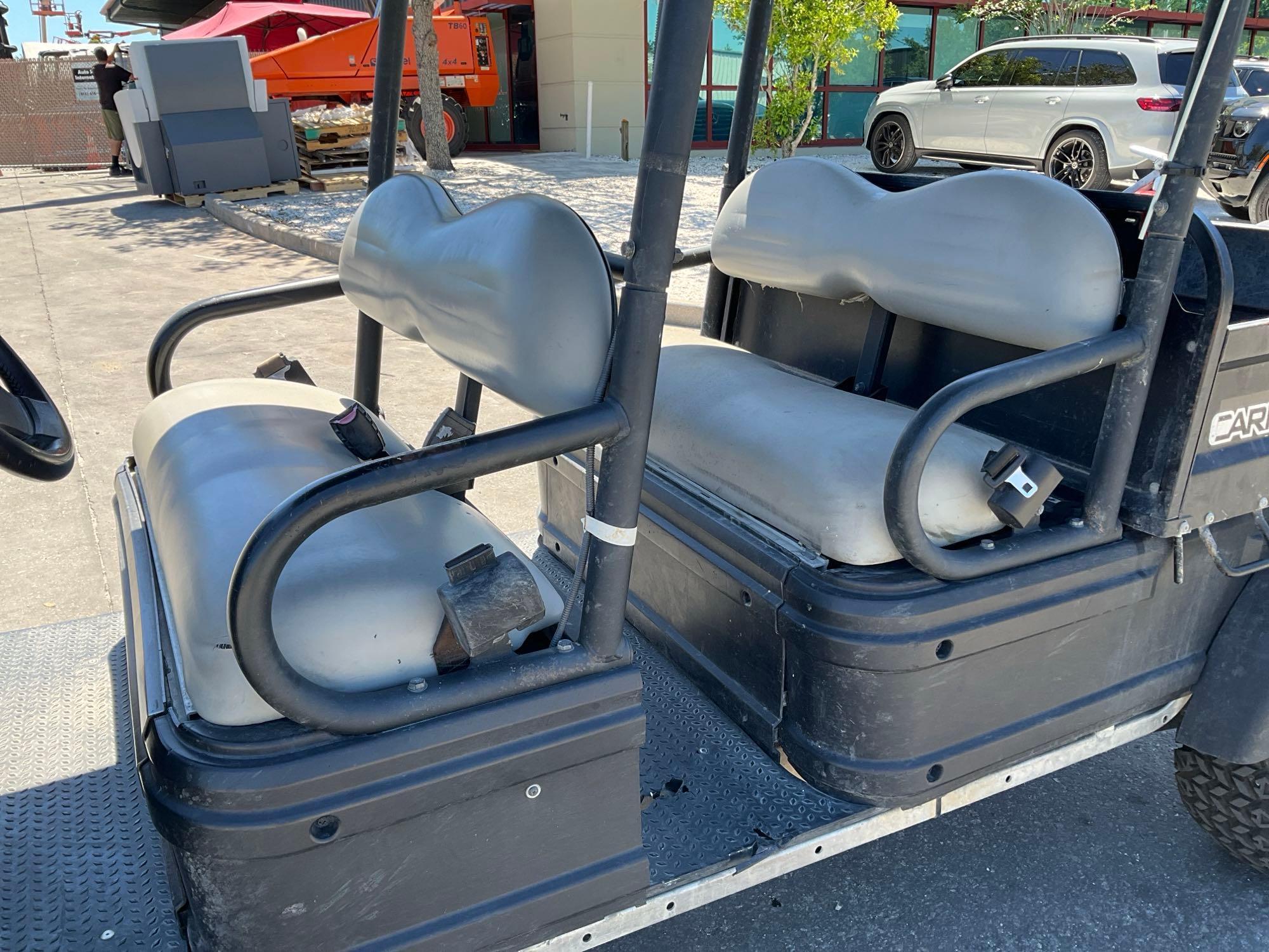 2019 CLUB CAR CARRYALL 1700 4x4 INTELLITRAK , DIESEL, CREW CAB,MANUAL DUMP BED, HITCH, BILL OF SALE