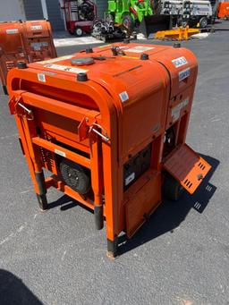 AMERICAN TOOL AT7500D12GAL PORTABLE GENERATOR, DIESEL POWERED , LOW HRS SHOWING