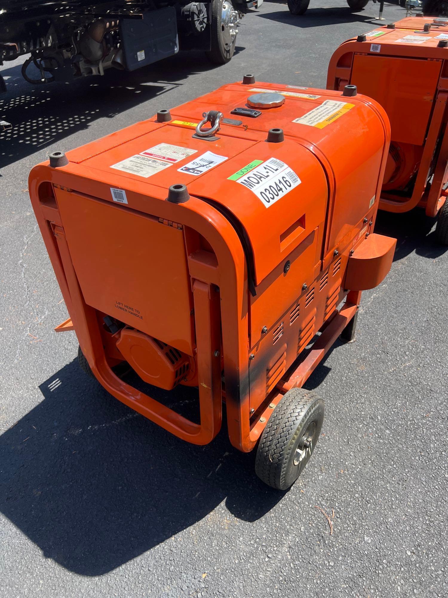 AMERICAN TOOL AT7500D12GAL PORTABLE GENERATOR, DIESEL POWERED , LOW HRS SHOWING
