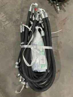 ( 1 ) BUNDLE OF UNUSED 2025 HYDRAULIC HOSES FOR EXCAVATOR, FITS 1-3TON EXCAVATOR