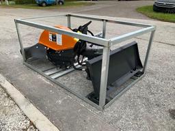UNUSED 2025 STUMP GRINDER ATTACHMENT MODEL SG-13-08D FOR UNIVERSAL SKID STEER, REMOTE CONTROL INC...