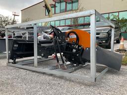 UNUSED 2025 STUMP GRINDER ATTACHMENT MODEL SG-13-08D FOR UNIVERSAL SKID STEER, REMOTE CONTROL INC...