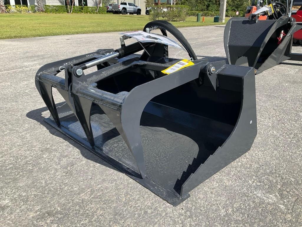 UNUSED 2025 WOLVERINE MINI STUMP GRAPPLE ATTACHMENT MODEL MSG-11-44W FOR SKID STEER