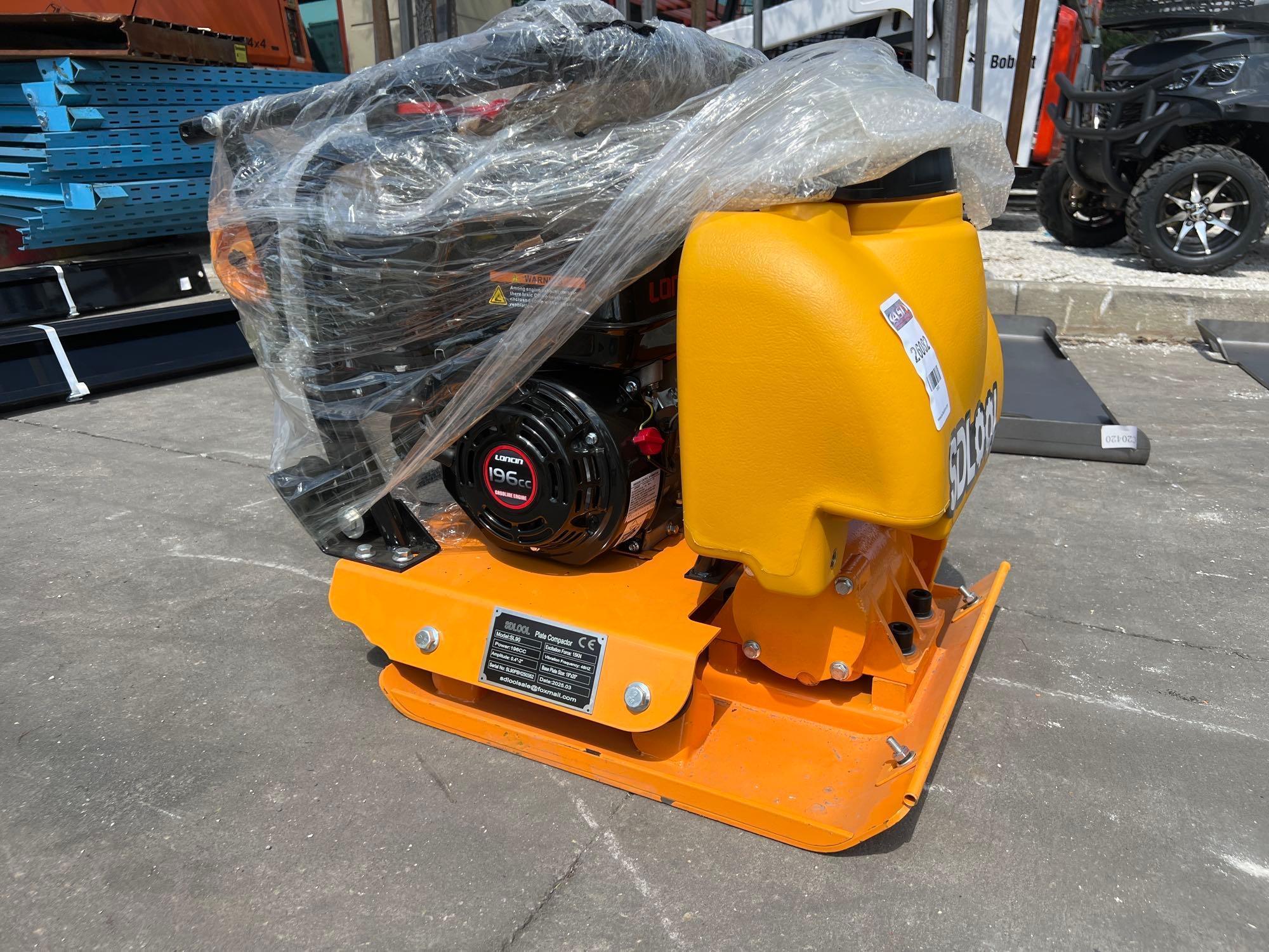 UNUSED 2025SDLOOL SL90 PLATE COMPACTOR, GAS POWERED
