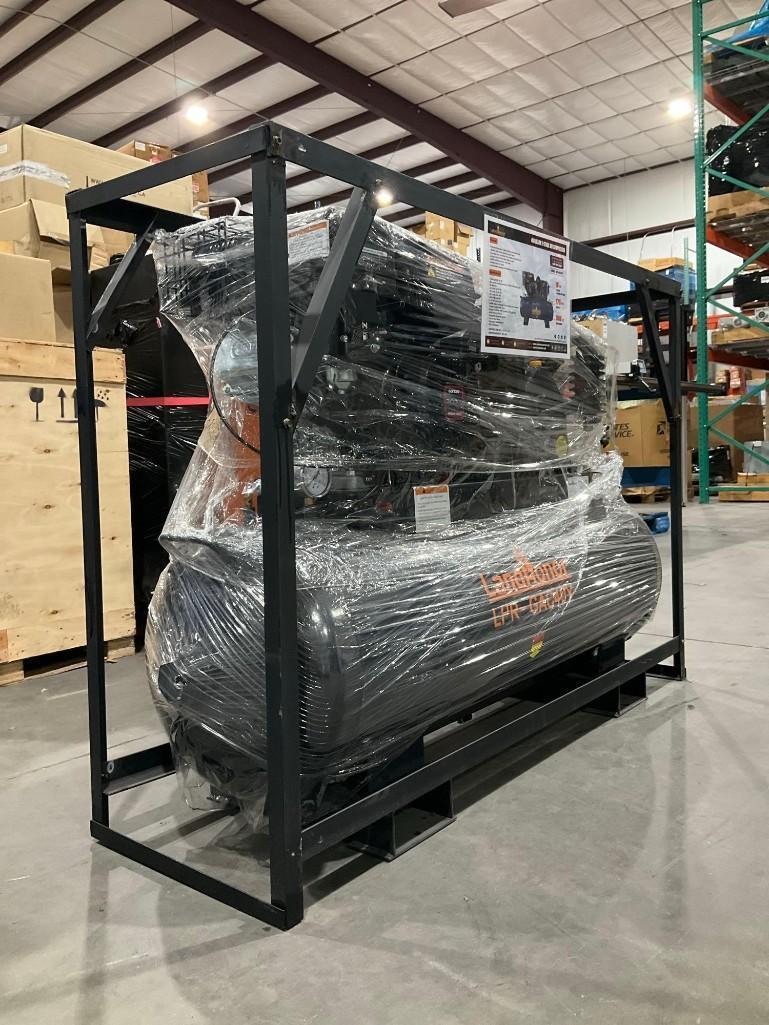 UNUSED LANDHONOR 40 GALLON 2-STAGE AIR COMPRESSOR MODEL LHR-GAC40Y, GAS POWERED, APPROX MAX PRESS...