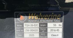 UNUSED 2025 WOLVERINE TRAILER RECEIVER HITCH MODELTQH-26-02C