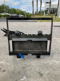 UNUSED 2025 FORKS ATTACHMENT FOR MINI SKID STEER, FORKS APPROX 25in W