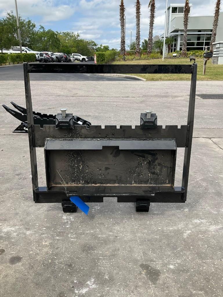 UNUSED 2025 FORKS ATTACHMENT FOR MINI SKID STEER, FORKS APPROX 25in W