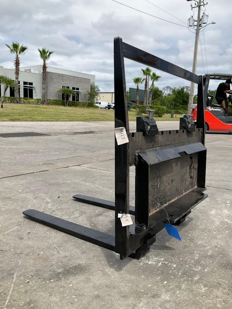 UNUSED 2025 FORKS ATTACHMENT FOR MINI SKID STEER, FORKS APPROX 25in W