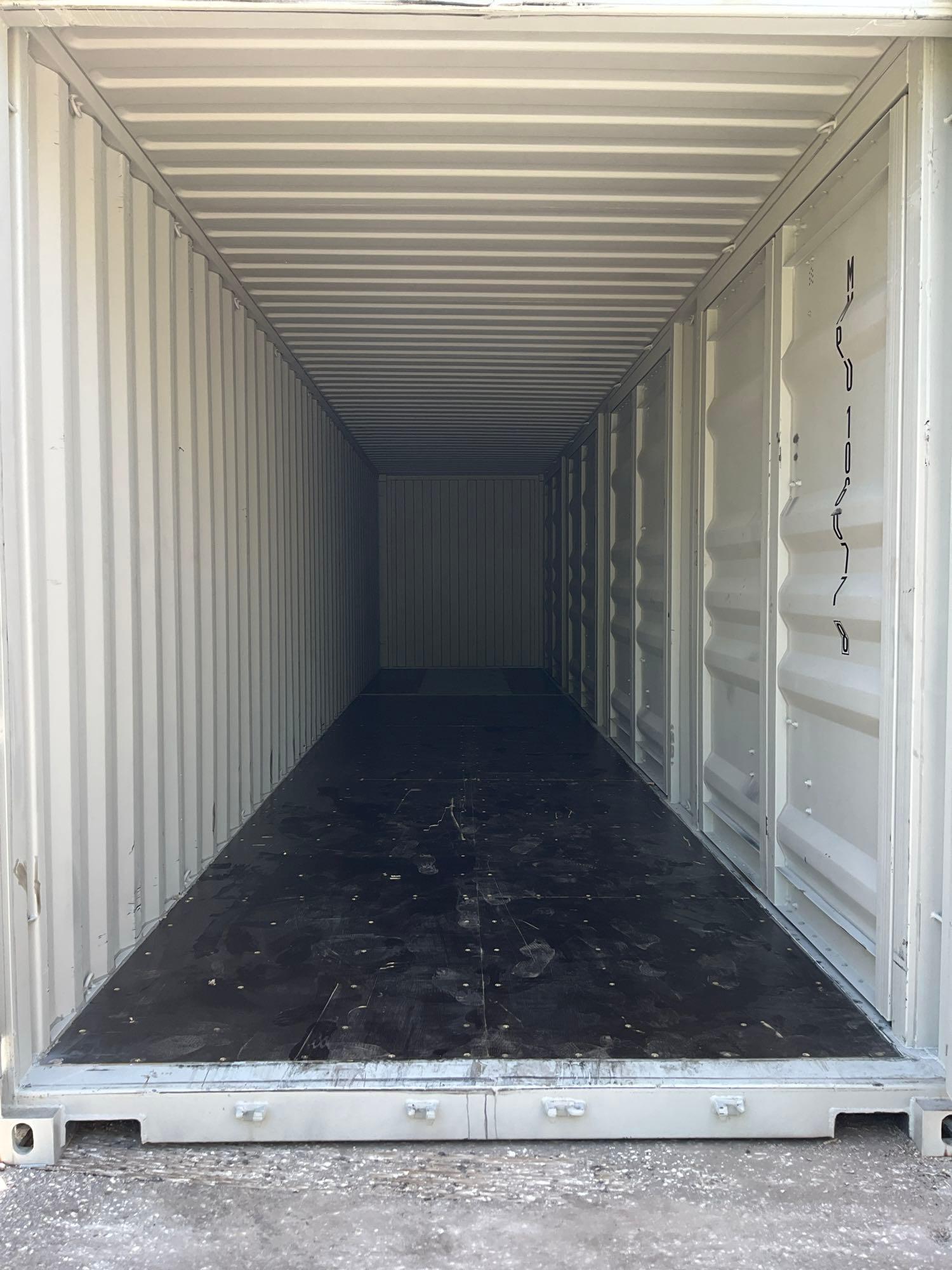 202540FT STORAGE CONTAINER, APPROX 102in TALL x 96in WIDE x 40FT DEEP