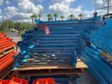 ( 1 ) PALLET OF UPRIGHTS FOR PALLET RACKING, APPROX 13TOTAL, APPROX 11FT L x 42in W