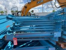 ( 1 ) PALLET OF UPRIGHTS FOR PALLET RACKING, APPROX 10TOTAL, APPROX 11FT L x 42in W
