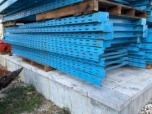 ( 1 ) PALLET OF UPRIGHTS FOR PALLET RACKING,APPROX 9TOTAL, APPROX 11FTL x 42in W