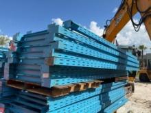 ( 1 ) PALLET OF UPRIGHTS FOR PALLET RACKING,APPROX 9TOTAL, APPROX 11FTL x 42in W