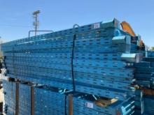 ( 1 ) PALLET OF UPRIGHTS FOR PALLET RACKING, APPROX 11TOTAL, APPROX 11FT L x 42in W