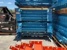 ( 1 ) PALLET OF UPRIGHTS FOR PALLET RACKING, APPROX 11TOTAL, APPROX 11FT L x 42in W