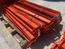 CROSSBEAMS FOR PALLET RACKING, APPROX 30TOTAL, APPROX 55in L