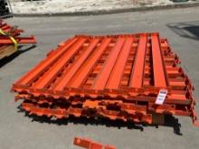 CROSSBEAMS FOR PALLET RACKING, APPROX 40 TOTAL, APPROX 55in L