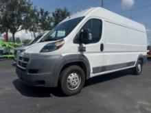 2017 RAM PROMASTER 2500 HIGHROOF TRADESMAN CARGO VAN W/ SLIDING SIDE DOOR, GAS POWERED AUTOMATIC,...
