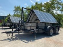 HOLT SOALR /GENERATOR TRAILER, APPROX GVWR 5000, OGRE ENERGY SOLAR PANELS , STABILIZING JACKS, BILL