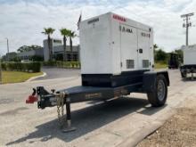 2022 AIRMAN ANA SDG25S-8E1 GENERATOR, DIESEL, TRAILER MOUNTED, PHASE 3 , APPROX 25KVA, APPROX 240...