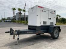 2022 AIRMAN ANA SDG25S-8E1 GENERATOR, DIESEL, TRAILER MOUNTED, PHASE 3 , APPROX 25KVA, APPROX 240...