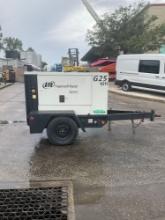 2012 DOOSAN INFRACORE PORTABLE POWER GENERATOR MODEL G25WMI-2A-T4I, TRAILER MOUNTED, DIESEL , BILL