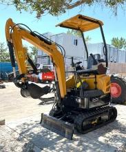 UNUSED 2025 LANDHEROCRAWLER EXCAVATOR MODEL LDH-ME18-XX, GAS POWERED,RUBBER TRACKS, BUCKET