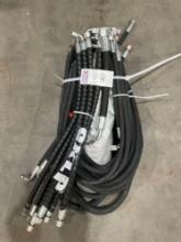 ( 1 ) BUNDLE OF UNUSED 2025 HYDRAULIC HOSES FOR EXCAVATOR, FITS 1-3TON EXCAVATOR