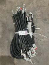 ( 1 ) BUNDLE OF UNUSED 2025 HYDRAULIC HOSES FOR EXCAVATOR, FITS 1-3TON EXCAVATOR