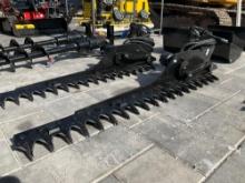 ( 1 ) UNUSED 2025VICSEC HEDGE TRIMMER ATTACHMENT FOR EXCAVATOR, FITS 1-2TON EXCAVATOR