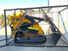 2025 UNUSED LANDHEARO MINI SKID STEER LOADER MODEL LDH-T460, GAS POWERED, ELECTRIC START, RUBBER