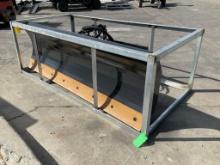 UNUSED 2025 WOLVERINE 6WAY DOZER BLADE ATTACHMENT MODEL SWDB-11-84W FOR UNIVERSAL SKID STEER ( PL...