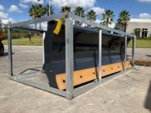 UNUSED 2025 WOLVERINE 6WAY DOZER BLADE ATTACHMENT MODEL SWDB-11-84W FOR UNIVERSAL SKID STEER ( PL...