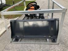 UNUSED 2025 STUMP GRINDER ATTACHMENT MODEL SG-13-08D FOR UNIVERSAL SKID STEER, REMOTE CONTROL INC...