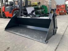UNUSED 2025 WOLVERINE MINI COMBINATION BUCKET ATTACHMENT MODEL MCB-11-48W FOR SKID STEER, APPROX ...