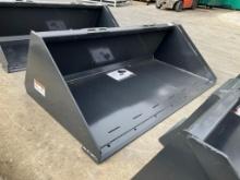 UNUSED 2025 WOLVERINE TRACK DUTY BUCKET ATTACHMENT MODEL TDB-11-72W FOR UNIVERSAL SKID STEER, APP...