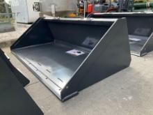 UNUSED 2025 WOLVERINE TRACK DUTY BUCKET ATTACHMENT MODEL TDB-11-72W FOR UNIVERSAL SKID STEER, APP...