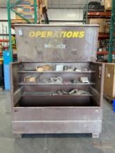 RAM- BOX METAL INDUSTRIAL TOOL CHEST; APPROXIMATELY 60 IN L X 30 IN W X 51 IN T; CONTENTS INCLUDED