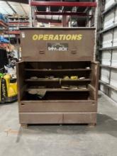RAM- BOX METAL INDUSTRIAL TOOL CHEST; APPROXIMATELY 60 IN L X 30 IN W X 51 IN T; CONTENTS INCLUDED