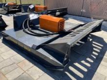 UNUSED 2025 WOLVERINE BRUSH CUTTER ATTACHMENT MODEL BC-13-72W FOR UNIVERSAL SKID STEER, APPROX 72in