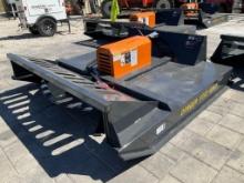 UNUSED 2025 WOLVERINE BRUSH CUTTER ATTACHMENT MODEL BC-13-72W FOR UNIVERSAL SKID STEER, APPROX 72in